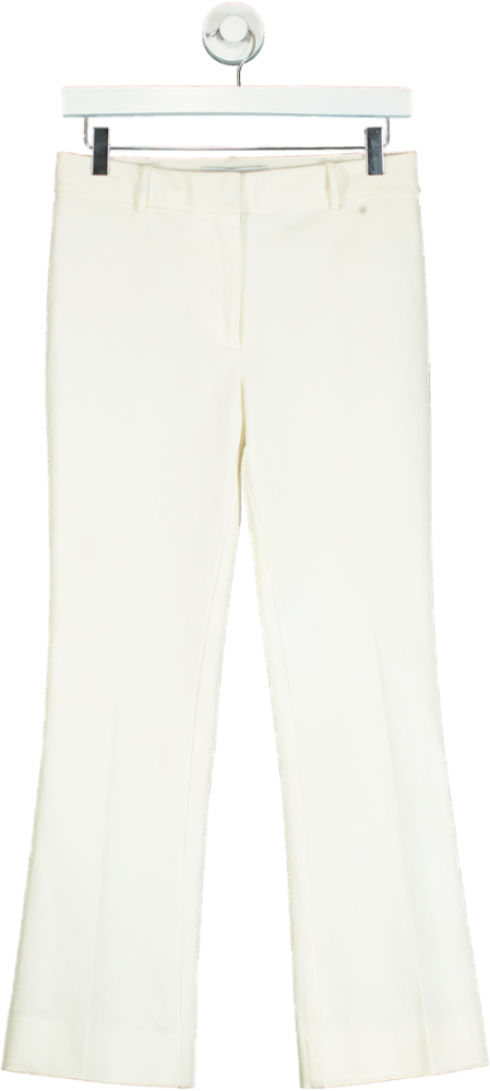 Derek Lam 10 Crosby White Flared Trousers UK 4