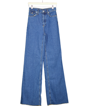 Scanlan Theodore Blue Drape Leg Jeans W24