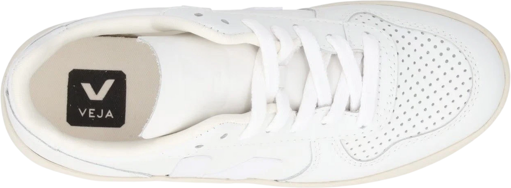 VEJA V-10 Leather Extra White Trainers UK 2 EU 35