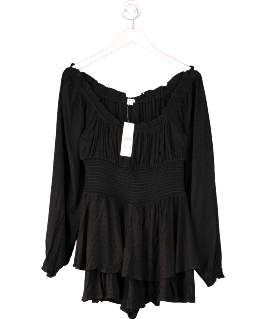 kimchi blue Black Rosie Romper UK L