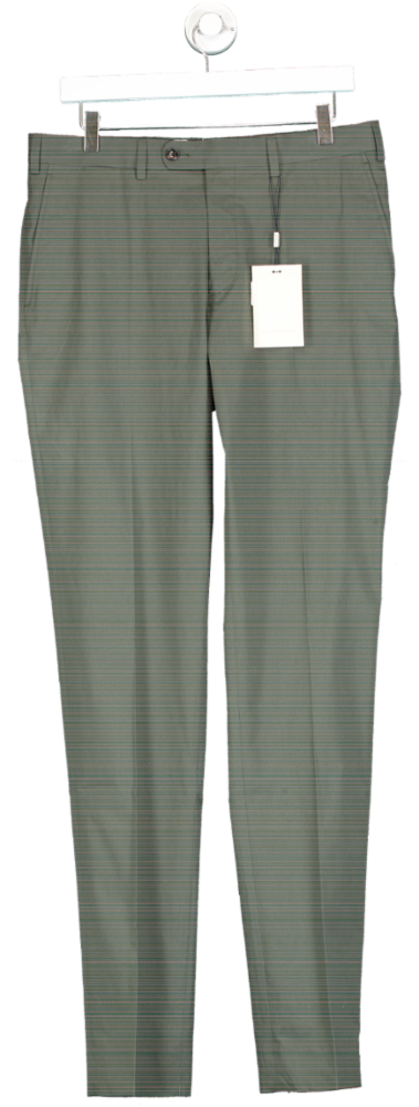 SuitSupply Mid Green Soho Trousers UK 34L