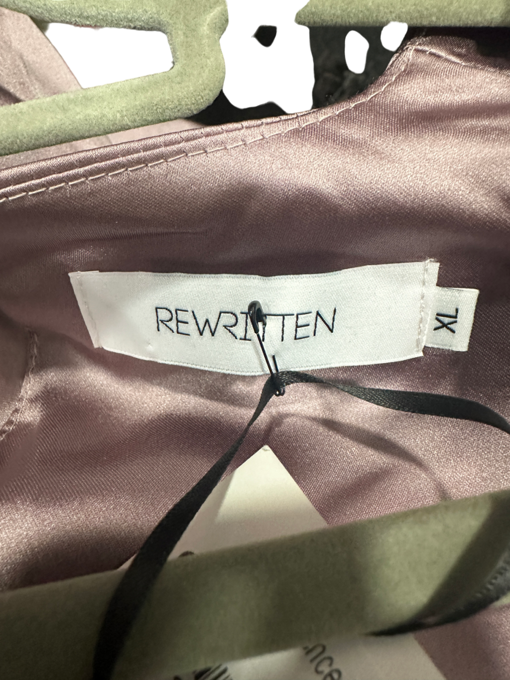 Rewritten Mauve Wrap Dress XL