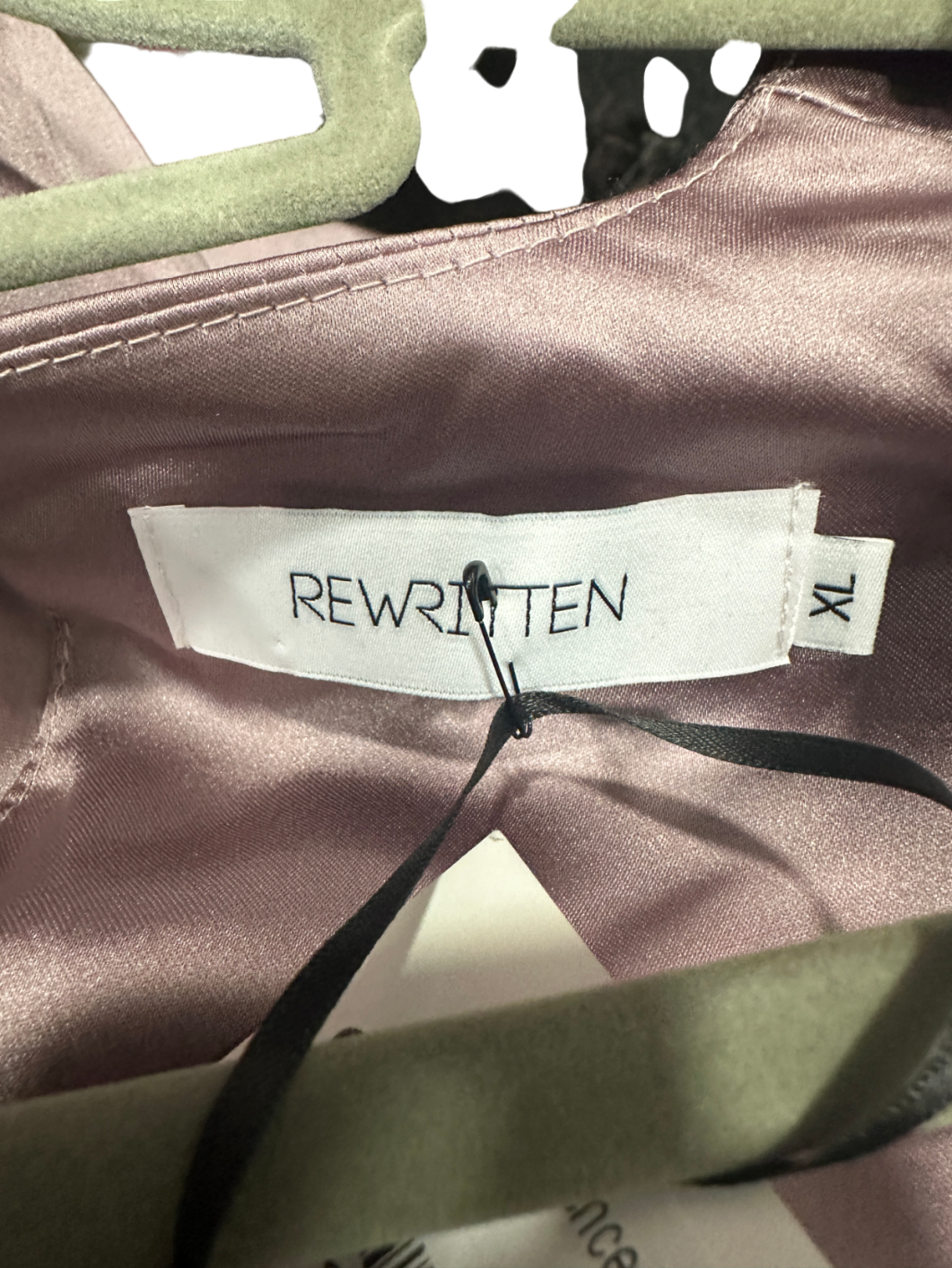 Rewritten Mauve Wrap Dress XL