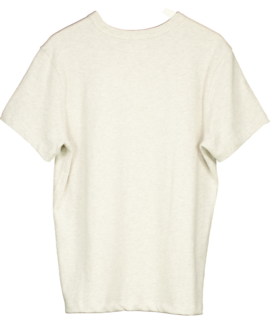 Buck Mason Beige Field Spec Cotton Heavy T-shirt UK M