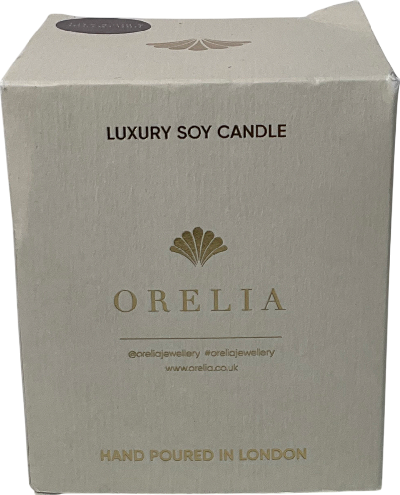 orelia White Driftwood Rock Salt Candle One Size