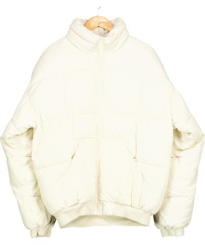 Urban Outfitters Cream Bdg Donna Corduroy Puffer Jacket UK L