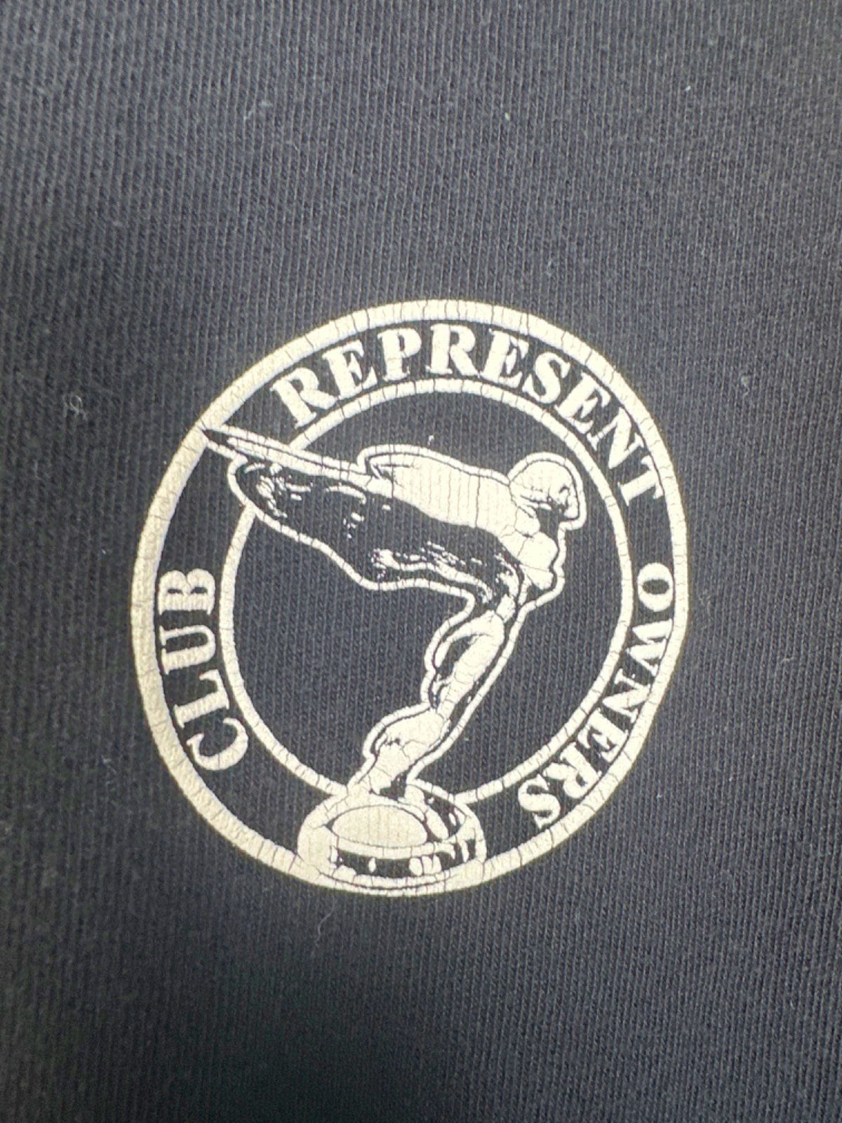 Represent Black Club Owners T-Shirt L