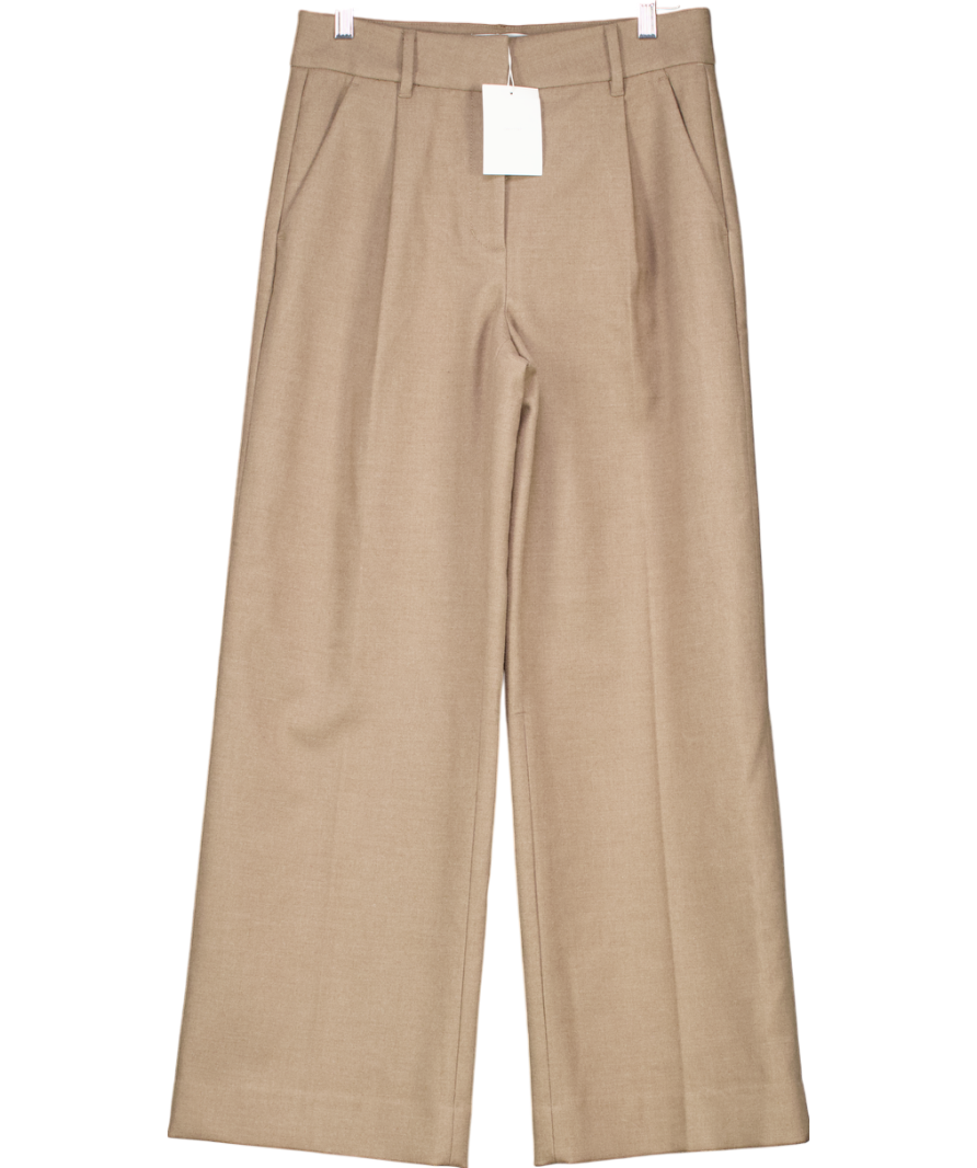 Oak + Fort Beige Wide-leg Trouser W27