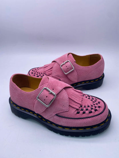 Dr. Martens Fondant Pink Ramsey Monk KLT Desert Oasis Suede Shoes UK 4