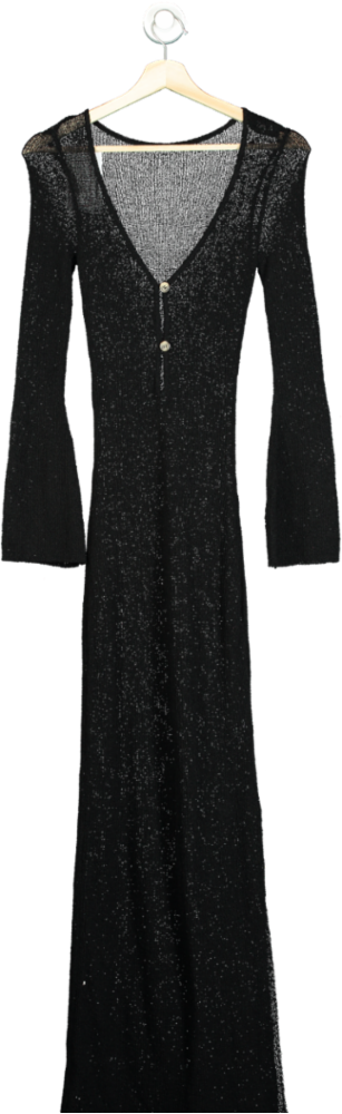 TALA Black Long Sleeve Maxi Dress XS