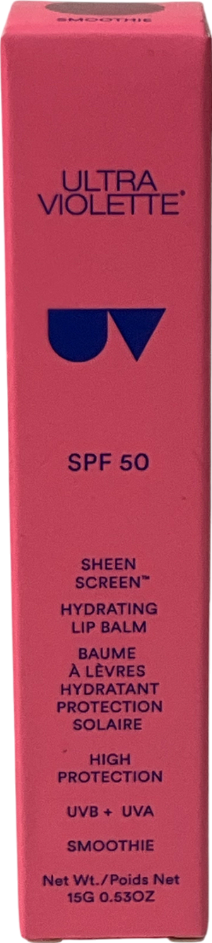 ultra violette Sheen Screen Spf 50 Hydrating Lip Balm Smoothie 15g