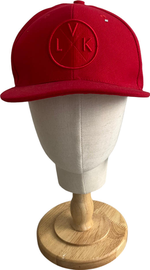 London Village Kids Red Embroidered Baseball Cap One Size