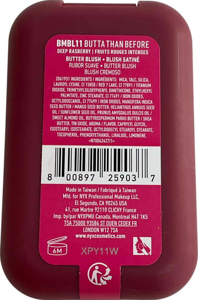 NYX Buttermelt Blush Butta Than Before 5g