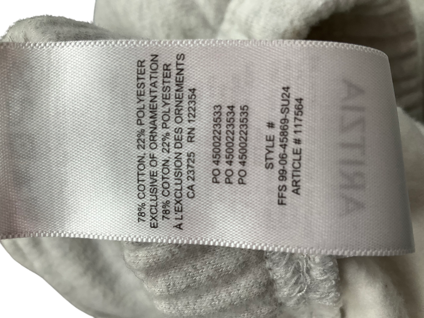 Artitzia Grey Perfect Fit Sweatfleece Joggers UK S