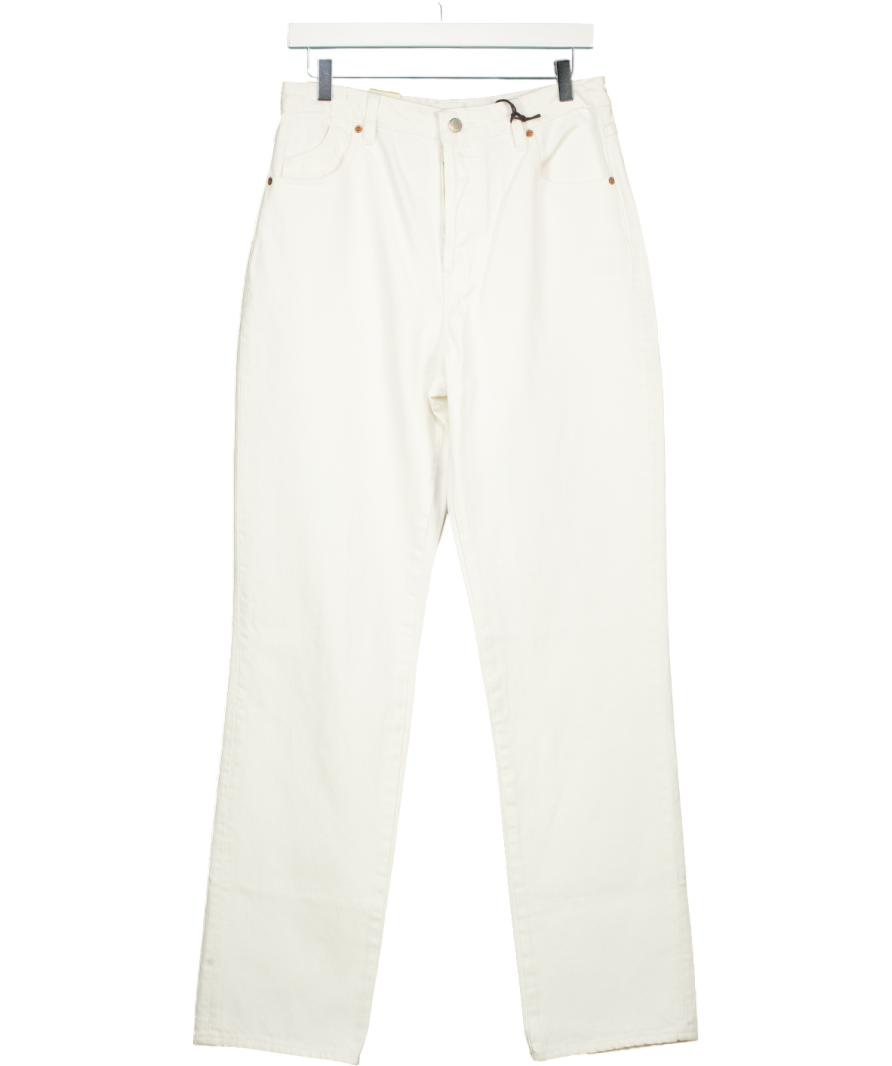 Rolla's White Classic Straight Leg Jeans W30