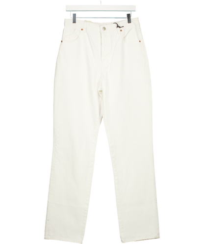 Rolla's White Classic Straight Leg Jeans W30