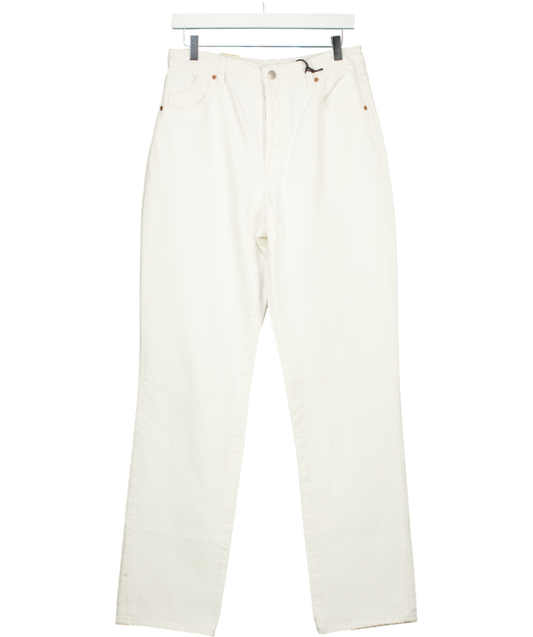 Rolla's White Classic Straight Leg Jeans W30