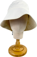 Sea level Cream Canvas Bucket Beach Hat One Size