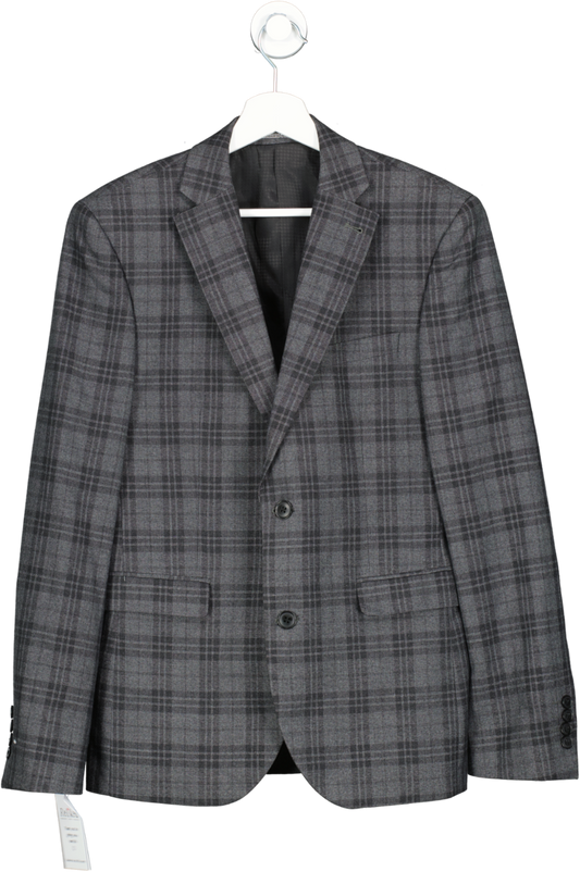 Next Grey Check Slim Fit Suit Jacket UK 38" CHEST