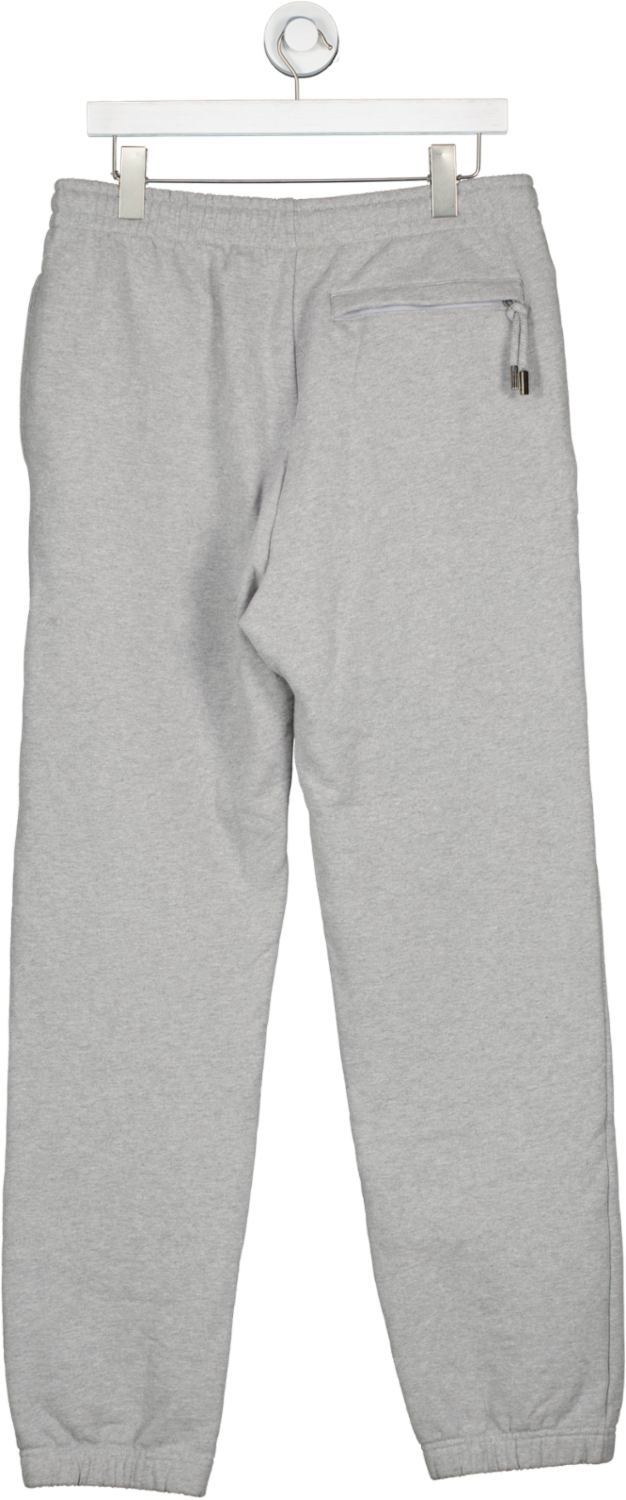 JACQUEMUS Grey Tapered Logo Joggers UK M