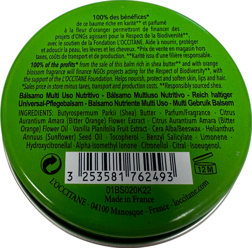 Loccitane Solidarity Balm 20g