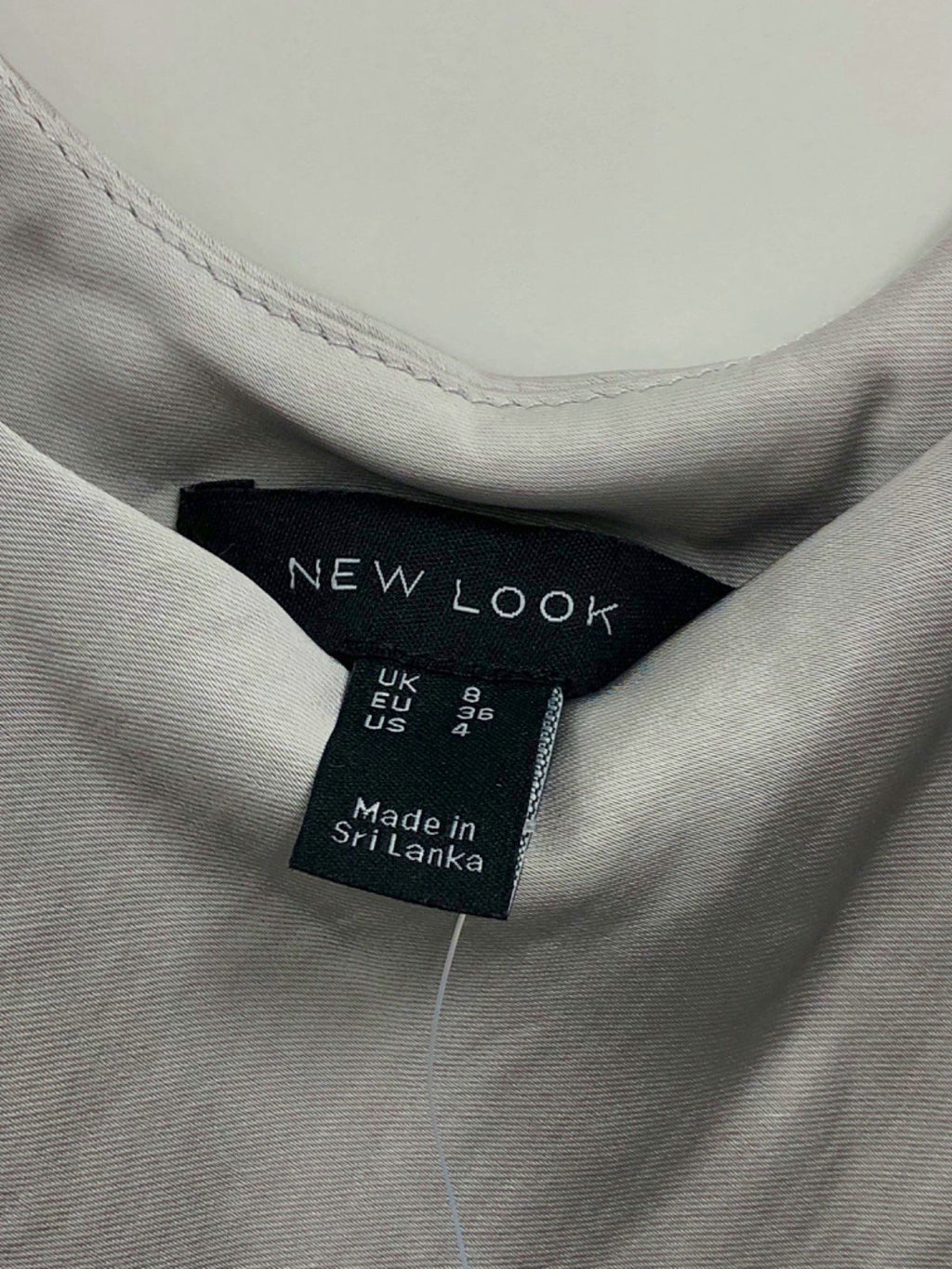 New Look Grey Sleeveless Midi Dress UK 8