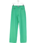 edikted Green Willa Wide Jeans UK S