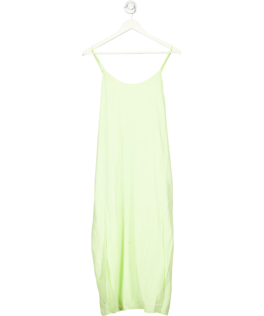 & Other Stories Green Paris Atelier Slip Midi Dress UK 10