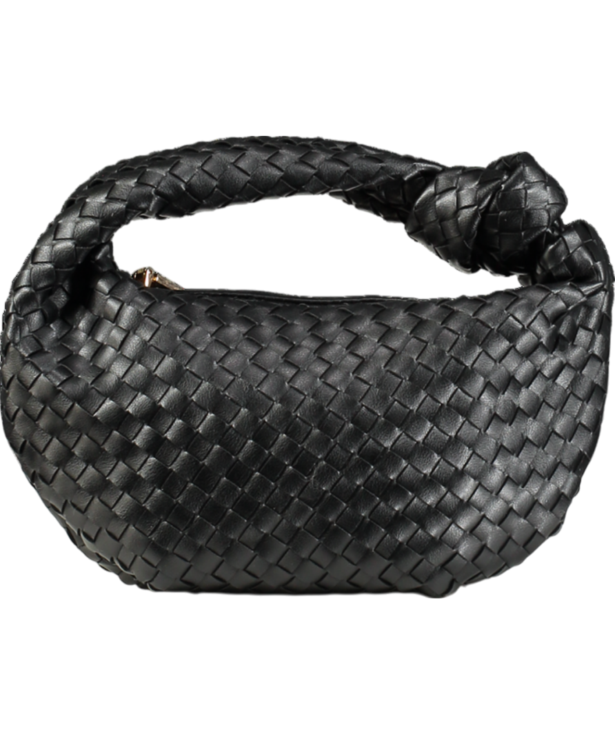 Meli Bianco Drew Small Woven Bag - Black