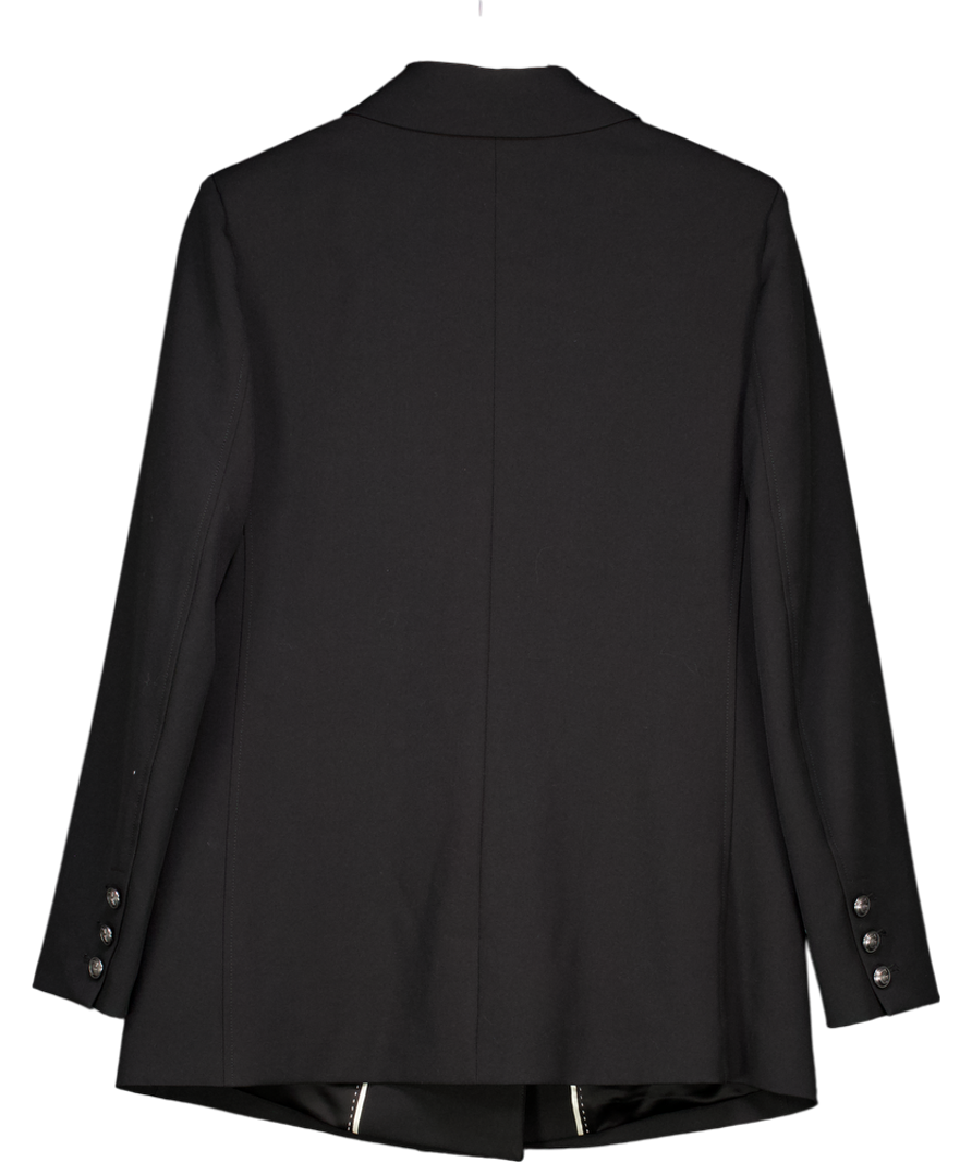 Guess Black Tailored Double Breasted UK M