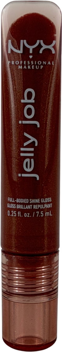 NYX Jelly Job, Full-bodied Shine Gloss, Lip-smoothing Shine Honey It Jelly 7.5ml