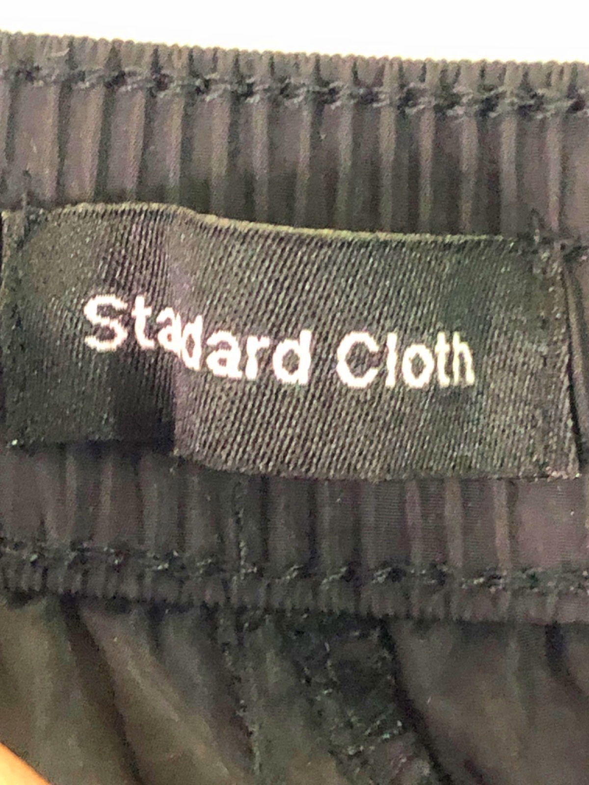 Standard Cloth Black Utility Cargo Trousers M