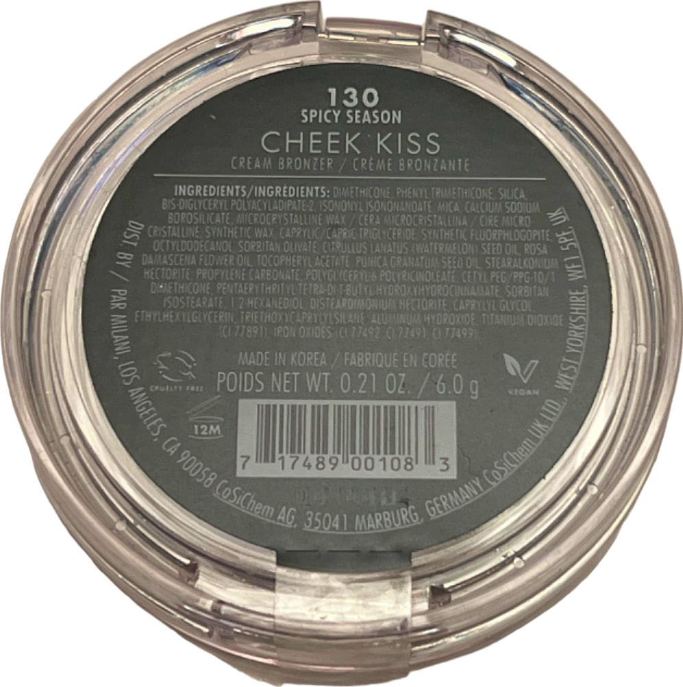 Milani Cheek Kiss Cream Bronzer Spicy Season 130 6g
