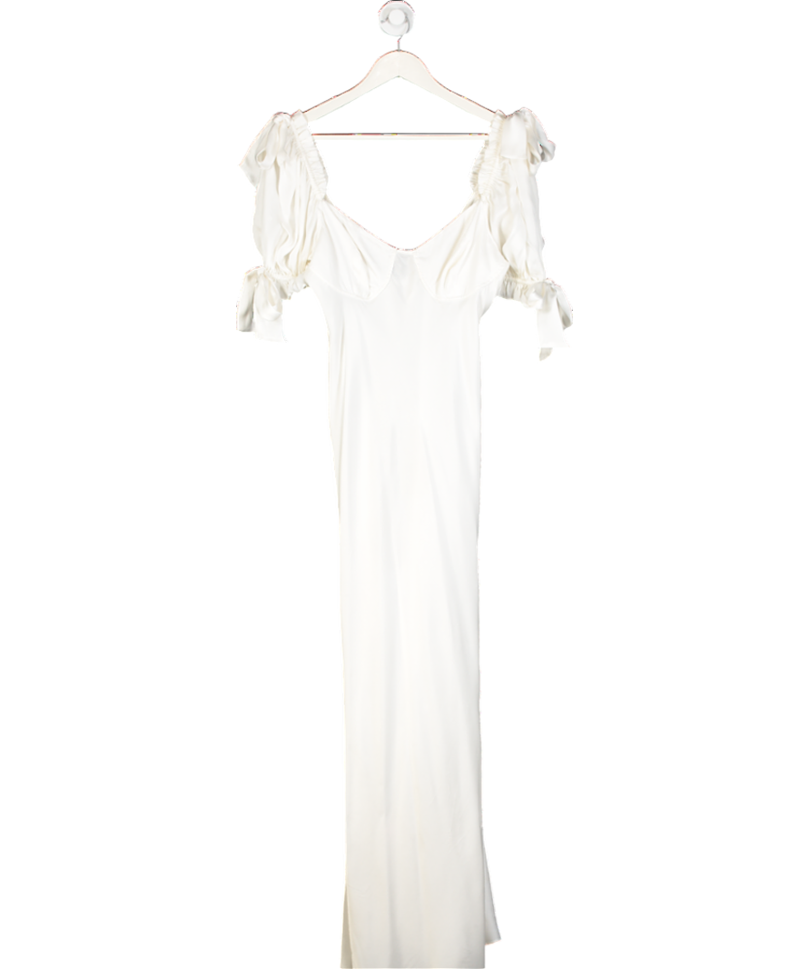 Selkie Cream The Poet Slip Dress UK S