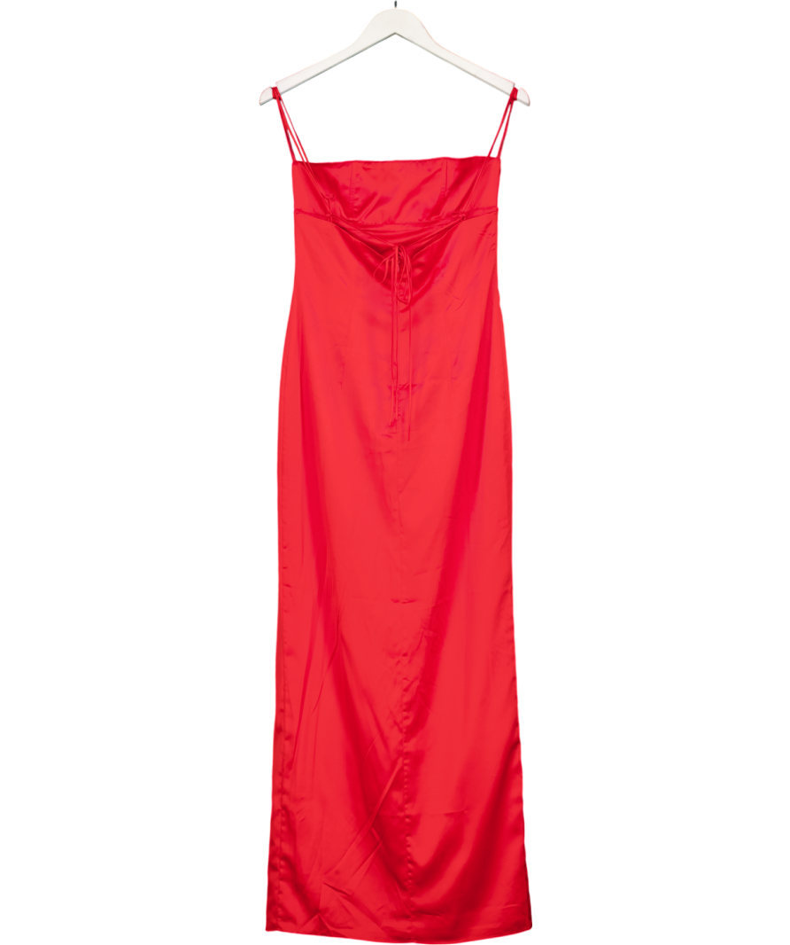 Stolen Studios Red Cha Cha Slip Dress UK S