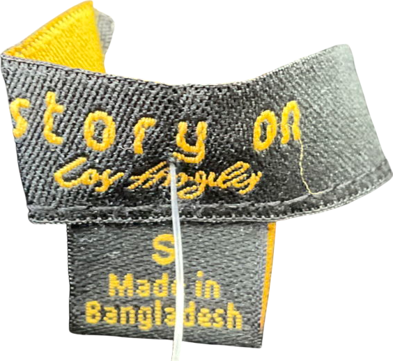 story on Black High Neck Tank Top UK S