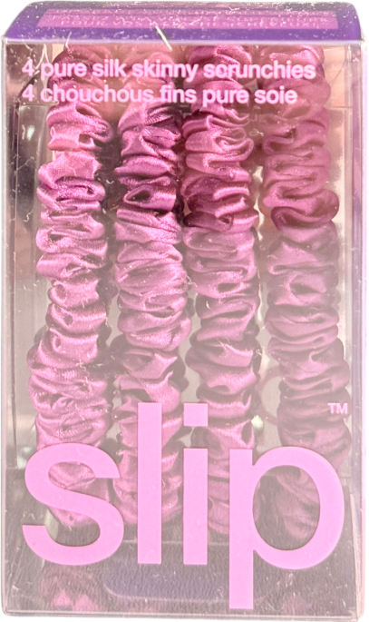 Slip Purple Back To School Skinny Scrunchies