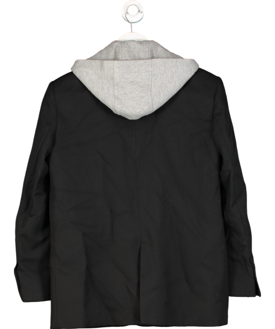 ZARA Black Hoodie Blazer UK M