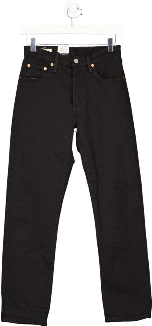 LEVI'S Black 501 Original Crop Jeans L28 W25