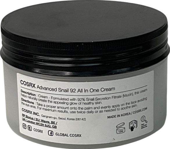 COSRX Advanced Snail92 All In One Moisturising Cream 100g