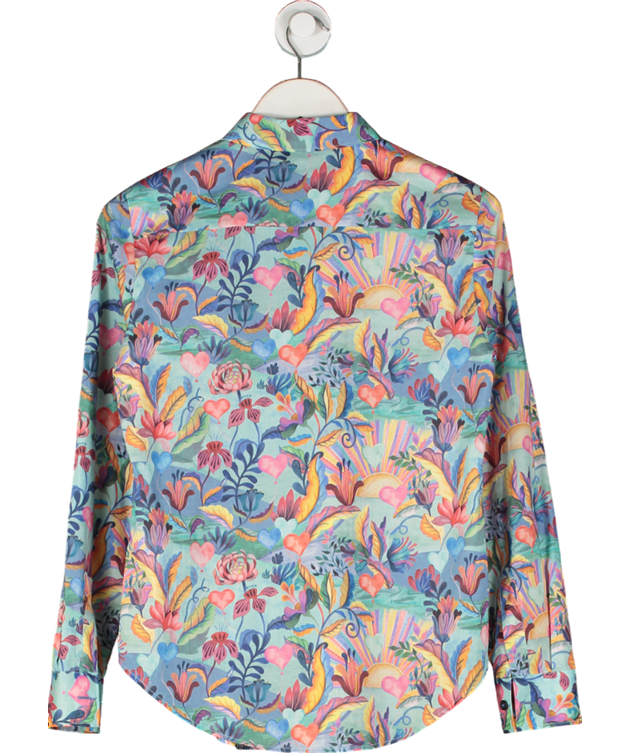 Zanetti 1956 x Liberty of London Multicoloured Liberty Fabric Cotton Shirt UK M