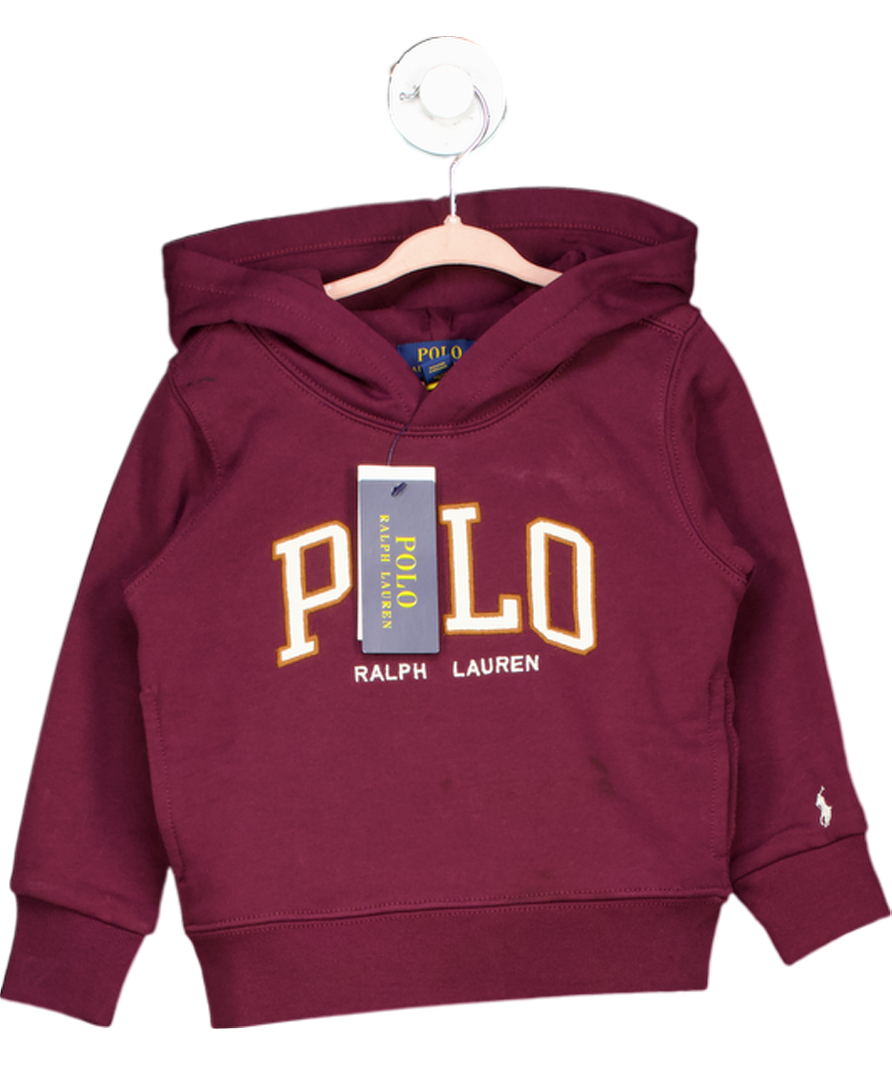 Polo Ralph Lauren Red Logo Hoodie 2 Years