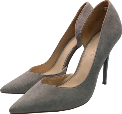 Office London Grey High Heel D'Orsay Pumps EU 39