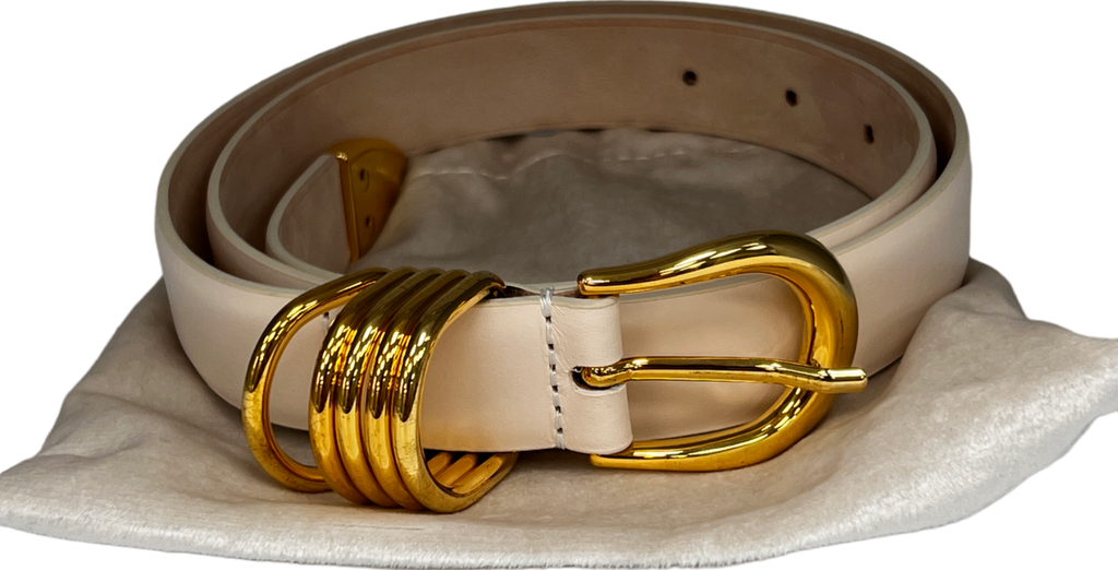 dehanche Cream Hollyhock Gold Belt UK M