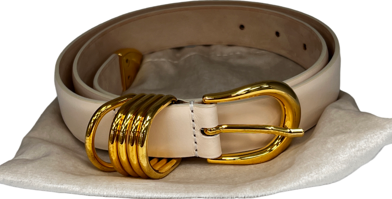 dehanche Cream Hollyhock Gold Belt UK M