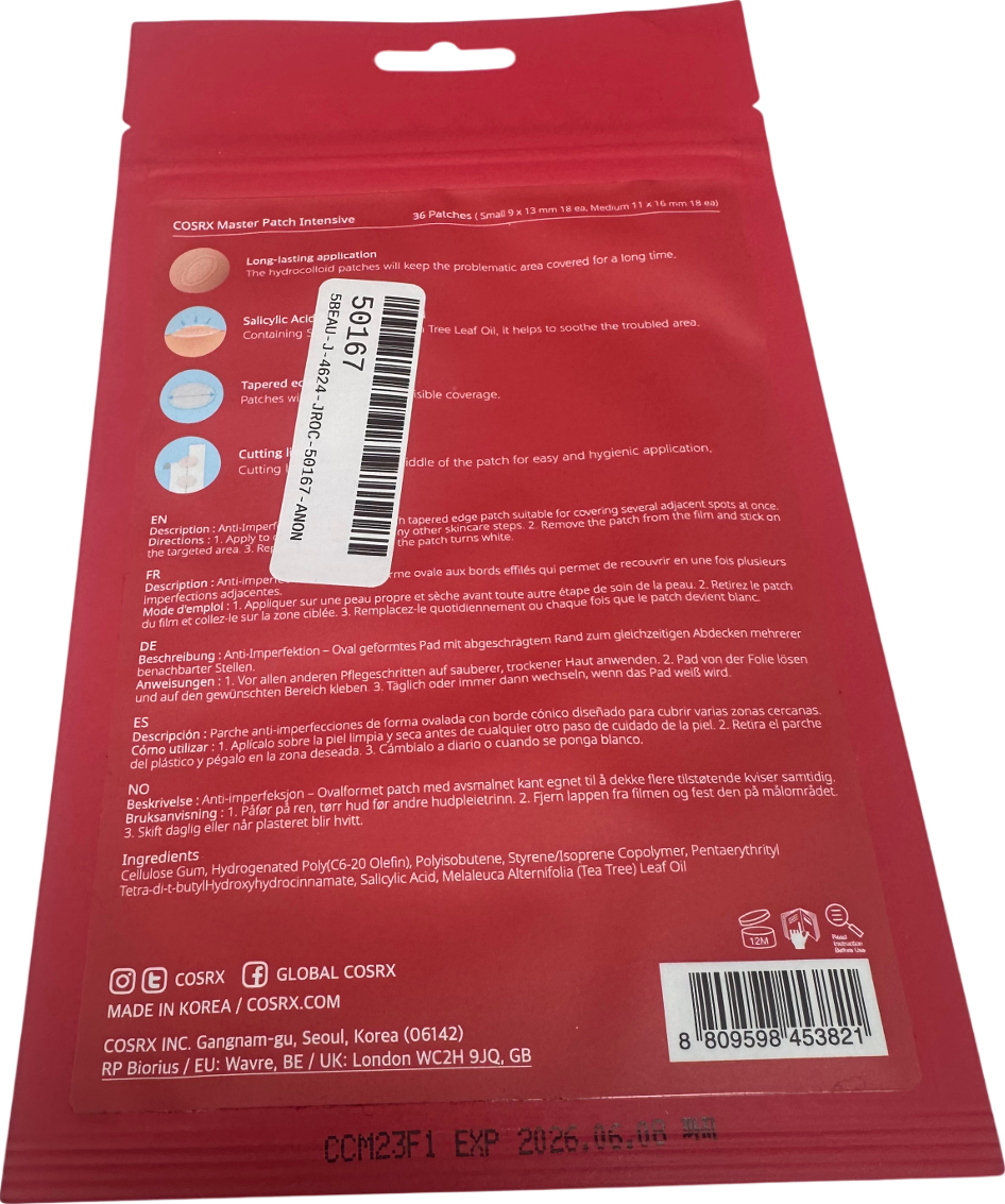 COSRX Pimple Patch 36 patches