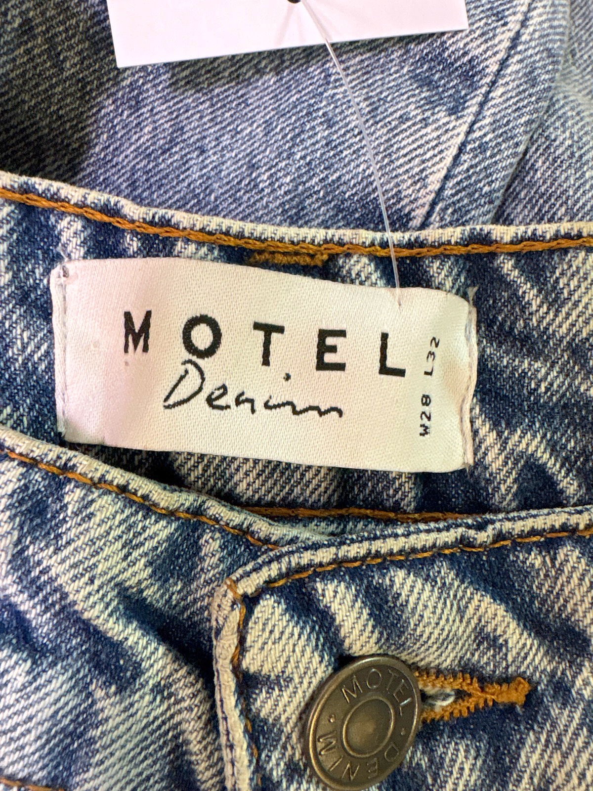 Motel Light Blue Wide Leg Jeans W28 L32