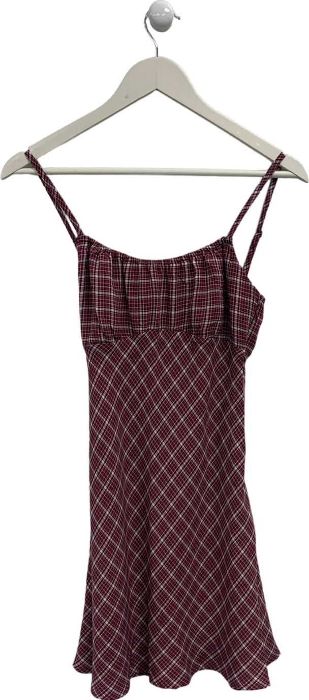 Hollister Red Layerable Slip Dress UK XS