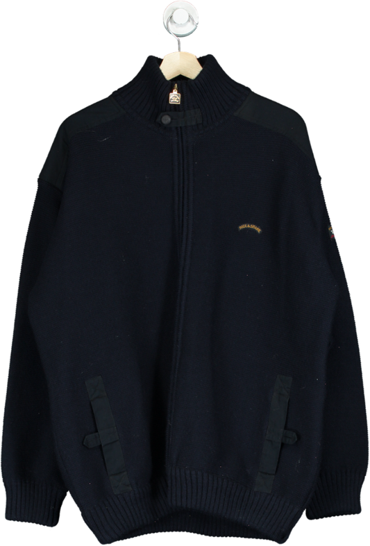 Paul & Shark Navy Yachting Zip Cardigan UK XL