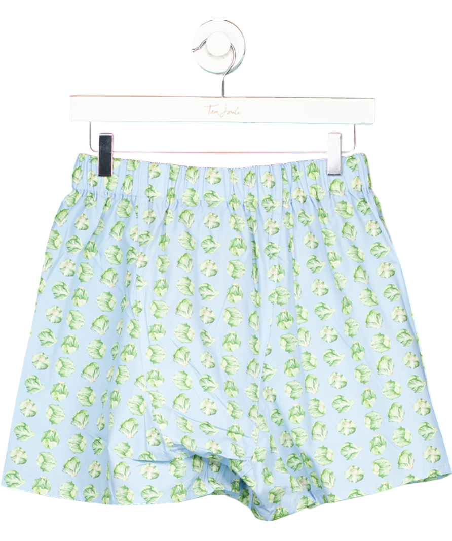 Beaufort & Blake Blue Cabbage Boxer Shorts UK S
